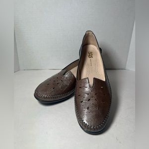 SAS SONYO Portobello Color Patent Leather Dress Comfort Pumps Loafer 9 1/2M USA